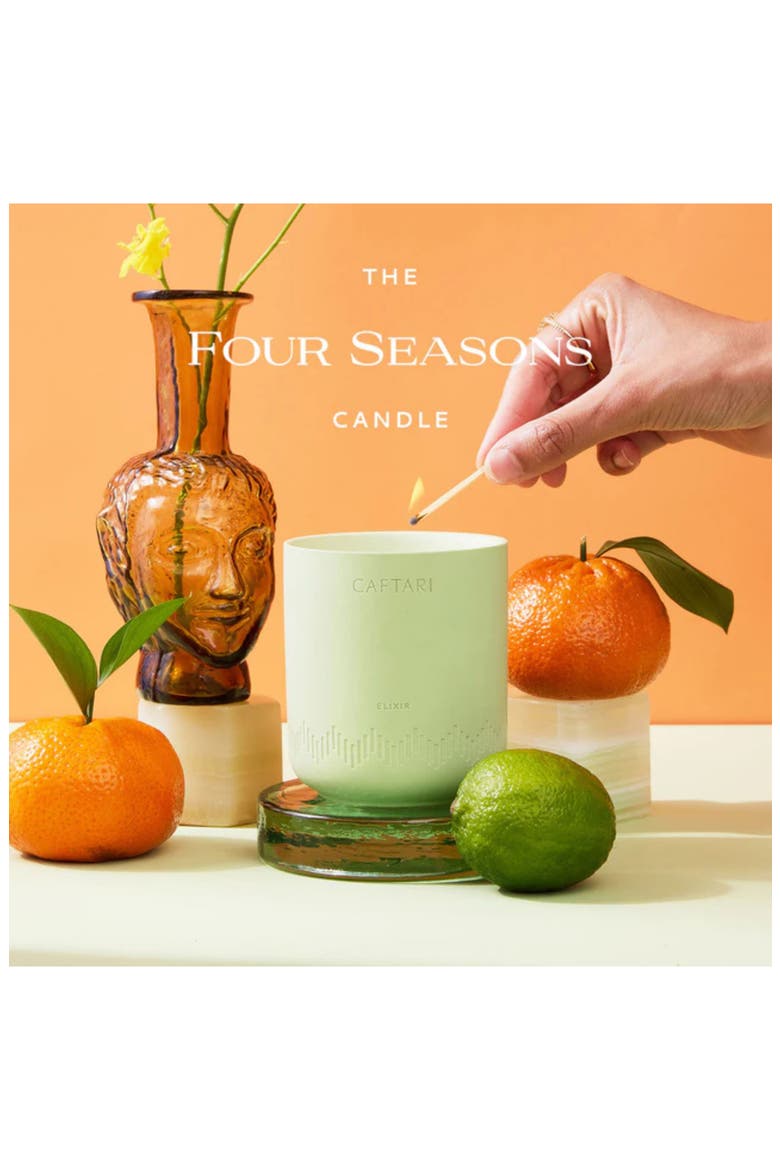 Elixir Candle, Alternate, color, BRIGHT GREEN