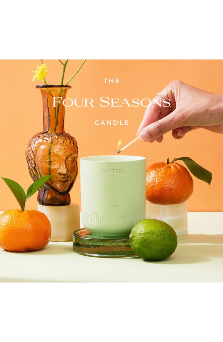 Caftari Elixir Candle, Alternate, color, Bright Green