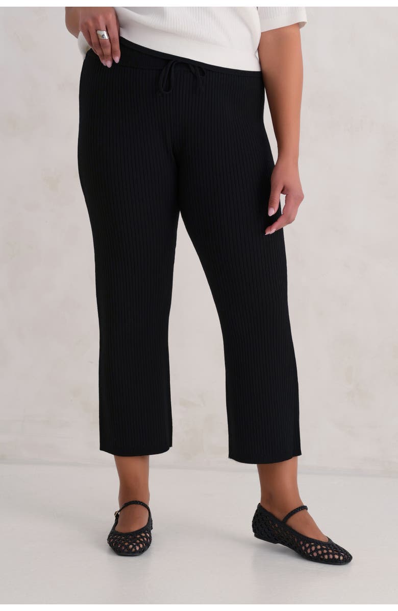 KADA The Awaken Rib Crop Pant, Alternate, color, Ink