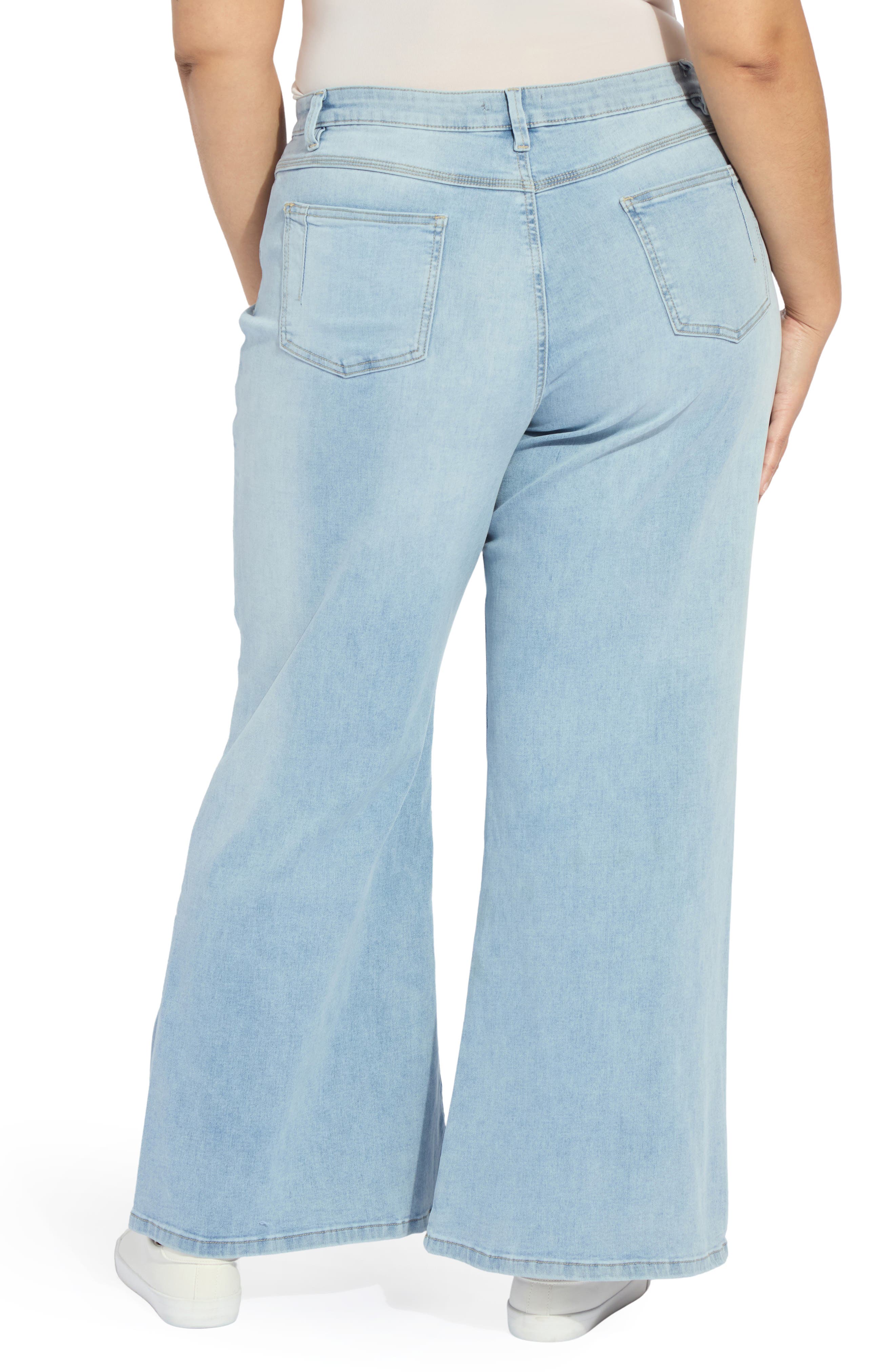 Iris Flat Front Wide Leg Jeans - image 4