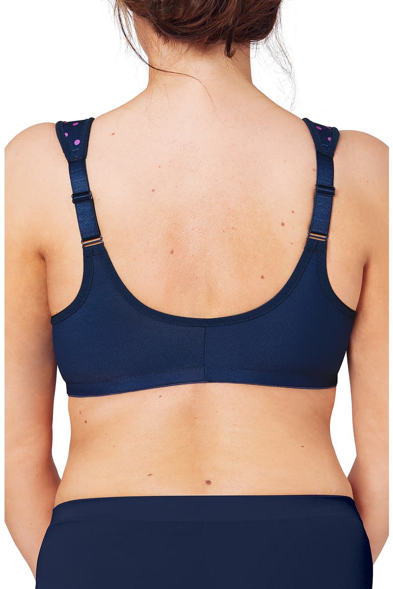 WonderWire® Front Close Underwire Bra, Alternate, color, BLUE
