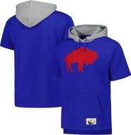 Mitchell & Ness Men's Mitchell & Ness Royal Buffalo Bills Postgame Short Sleeve Hoodie