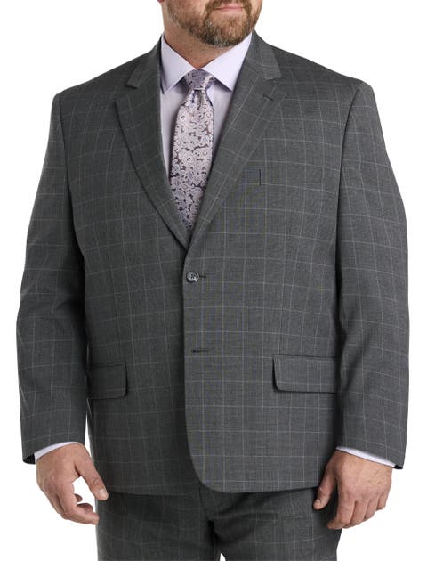 Houndstooth Jacket-Relaxer Suit Jacket