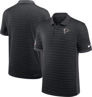 Nike Men's Nike Black Atlanta Falcons Sideline Victory Stripe Performance Polo