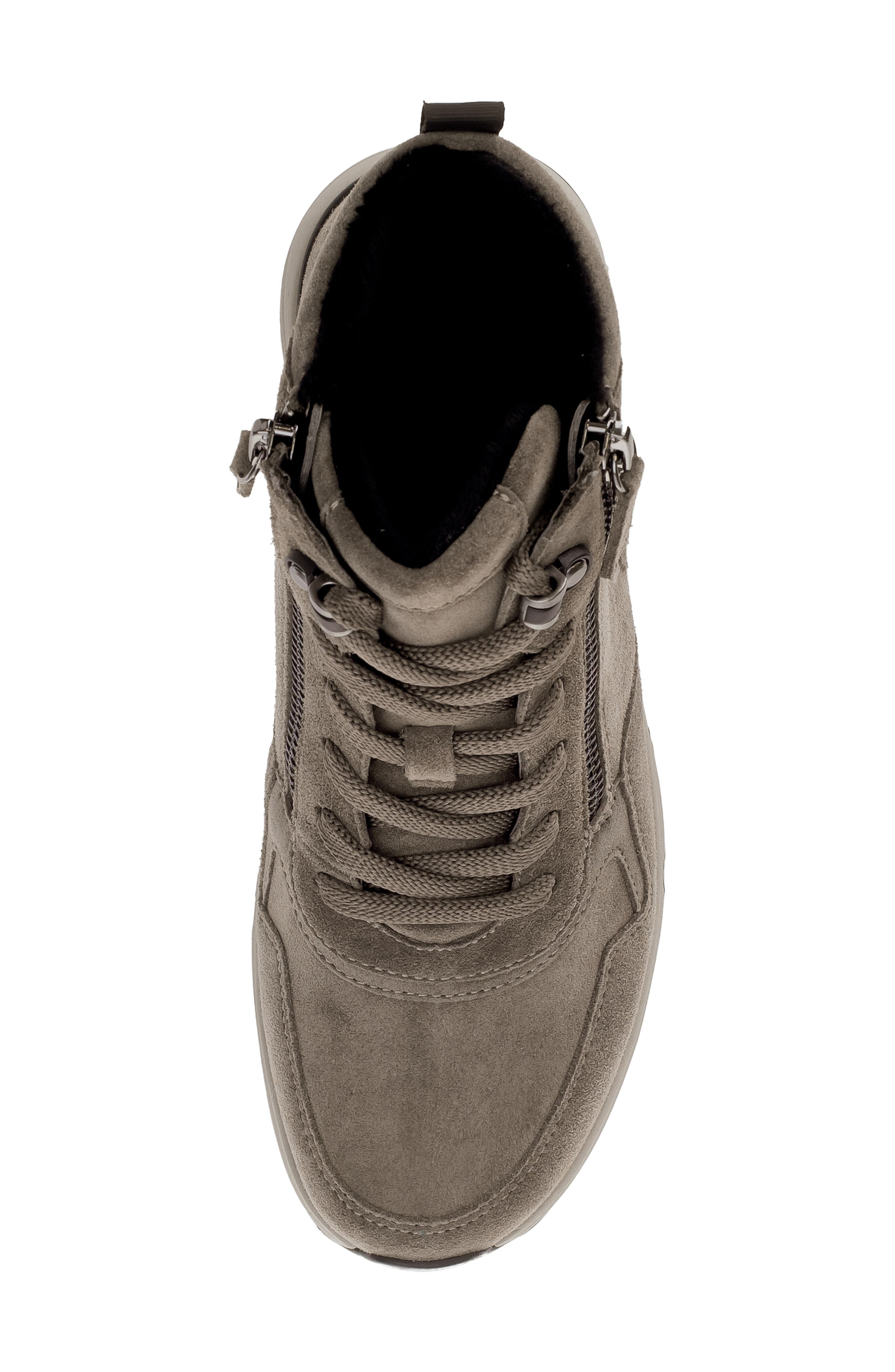 Gabor High Top Sneaker, Alternate, color, Mohair