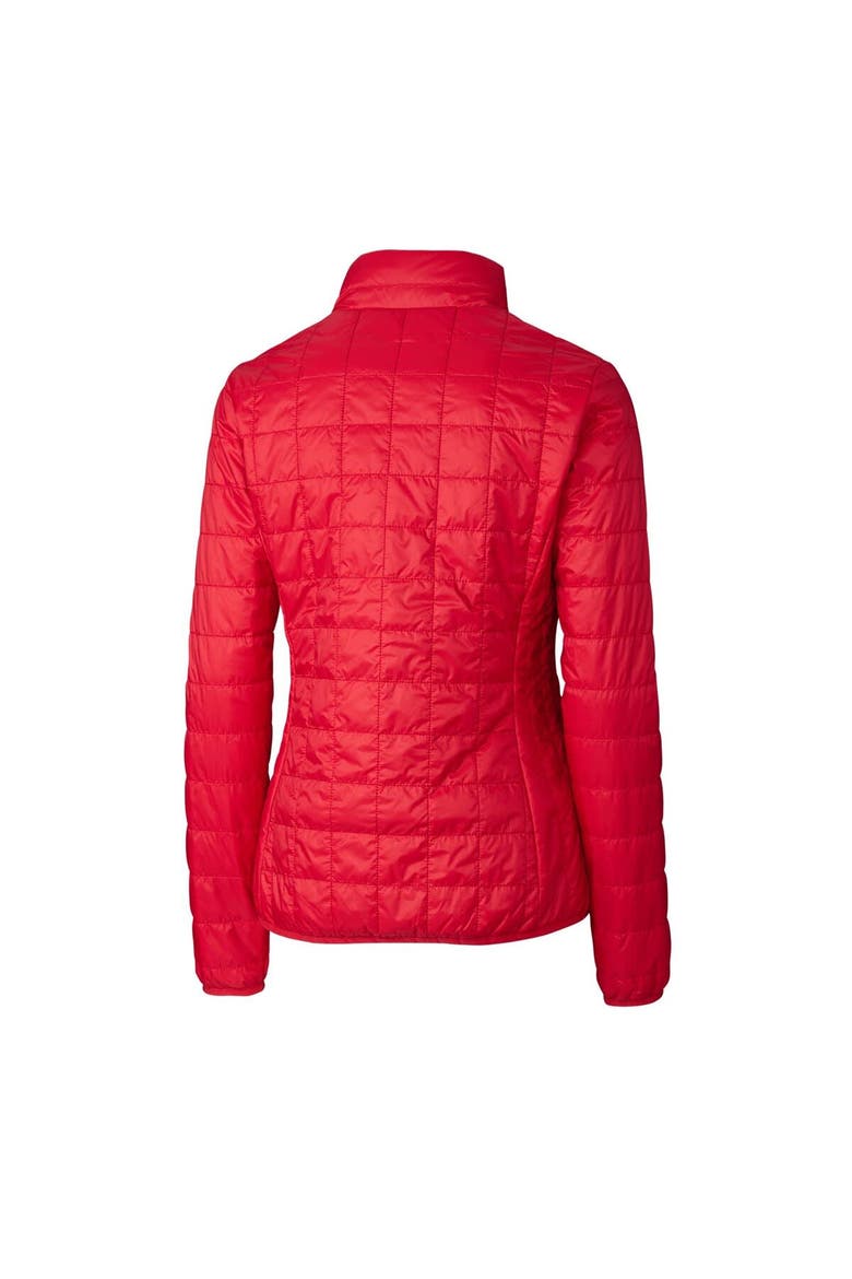 Women's Cutter & Buck Red Louisville Cardinals Rainier Eco Insulated Puffer Full-Zip Jacket, Alternate, color, Red