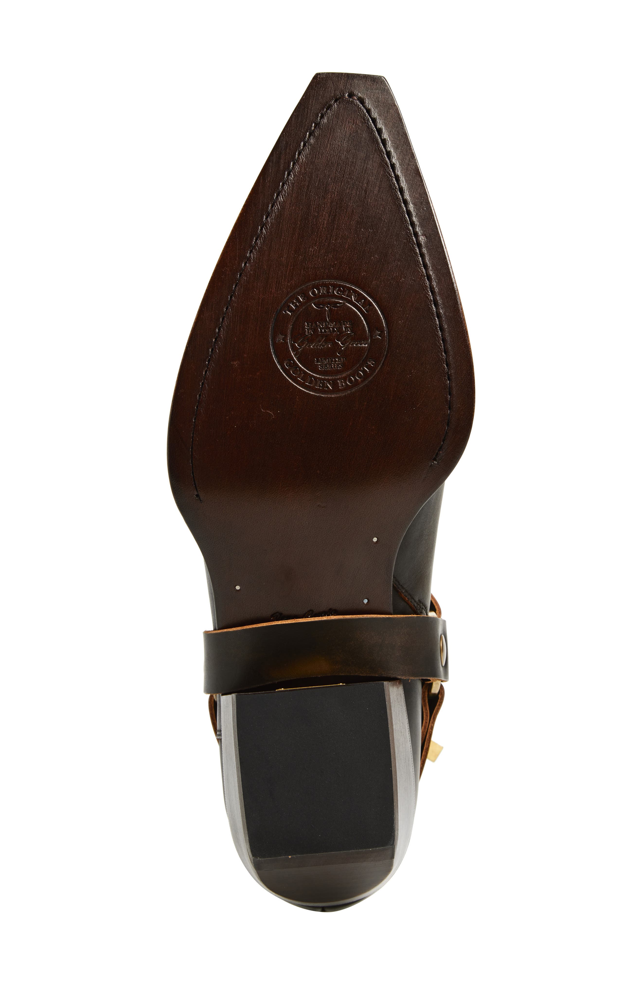 Golden Goose Debbie Harness Boot, Alternate, color, Dark Brown/ Beige