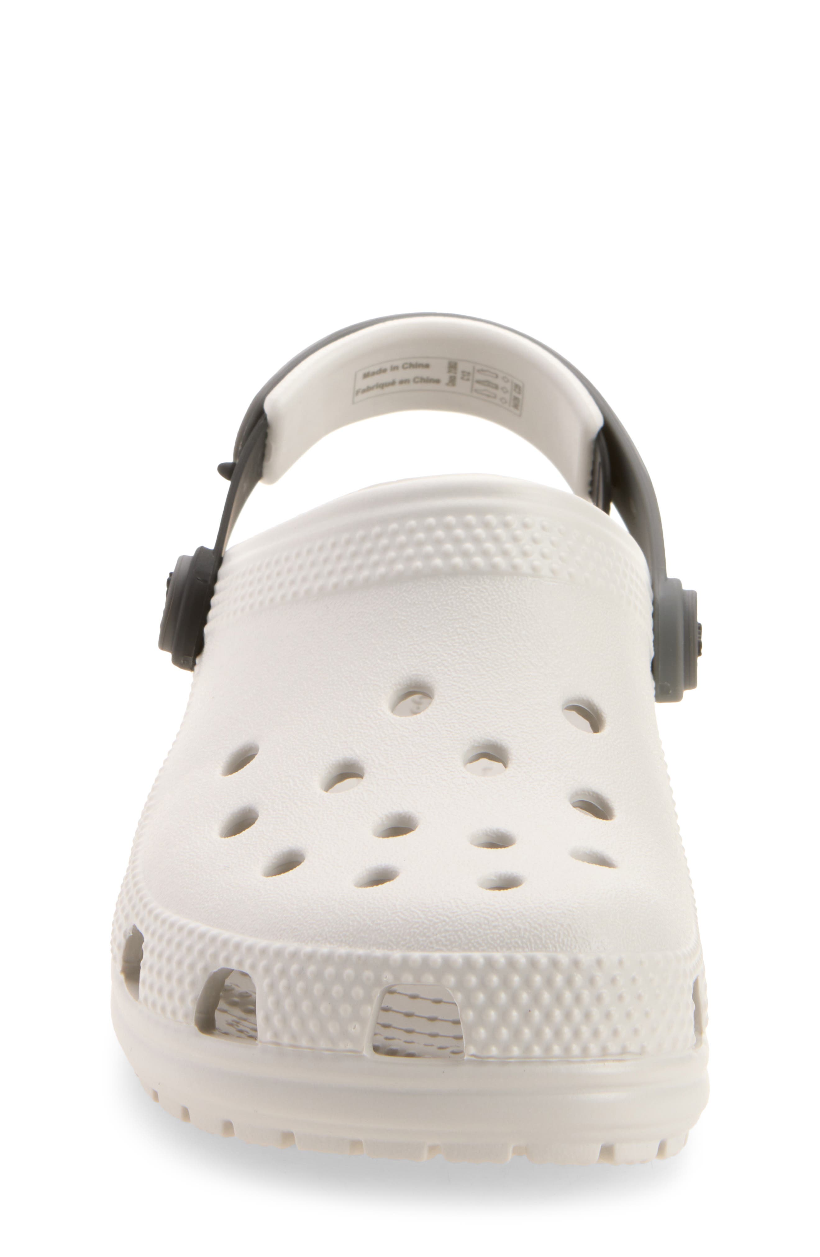 Kids' Classic Glow Snapback Strap Clog, Alternate, color, GLOW GREY/MULTI