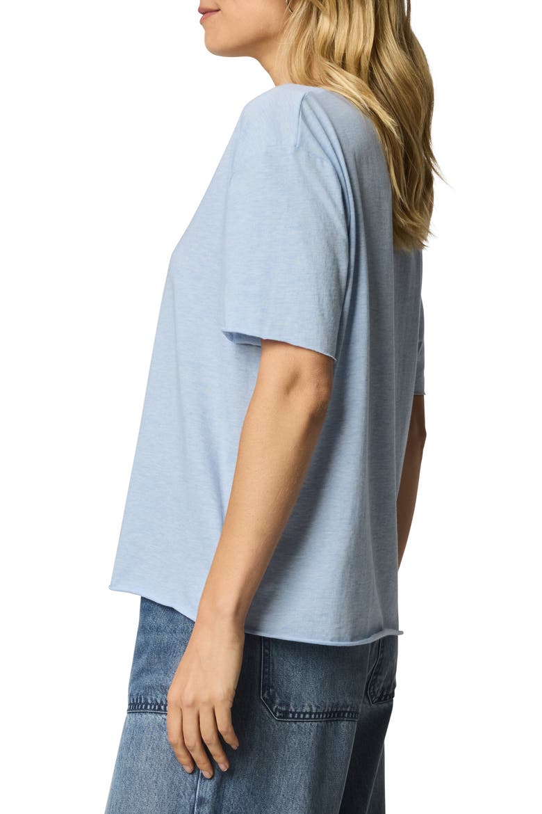 Kacey V-Neck T-Shirt, Alternate, color, SEA BREEZE HEATHER BLUE