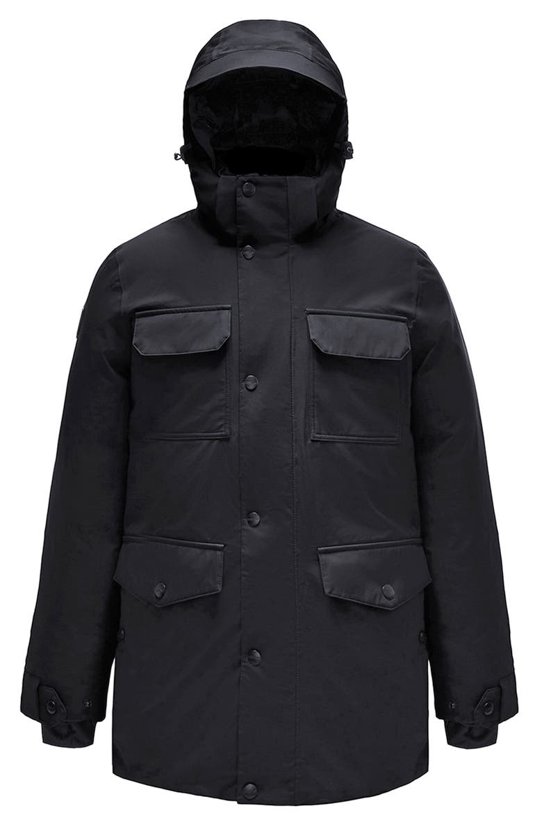 Triple F.A.T. Goose Hodgson Men's Down Parka, Alternate, color, Black