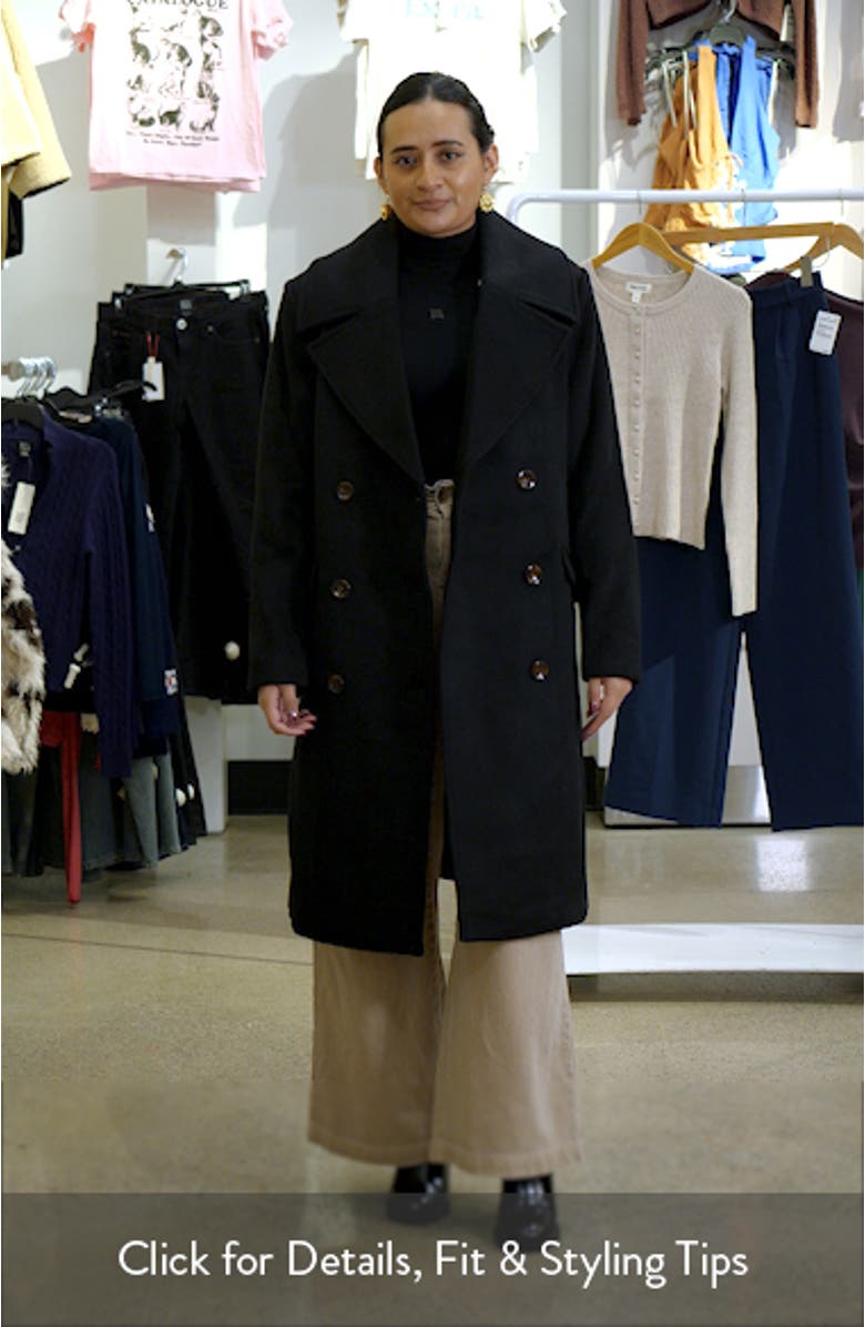 Double Breasted Long Coat, sales video thumbnail