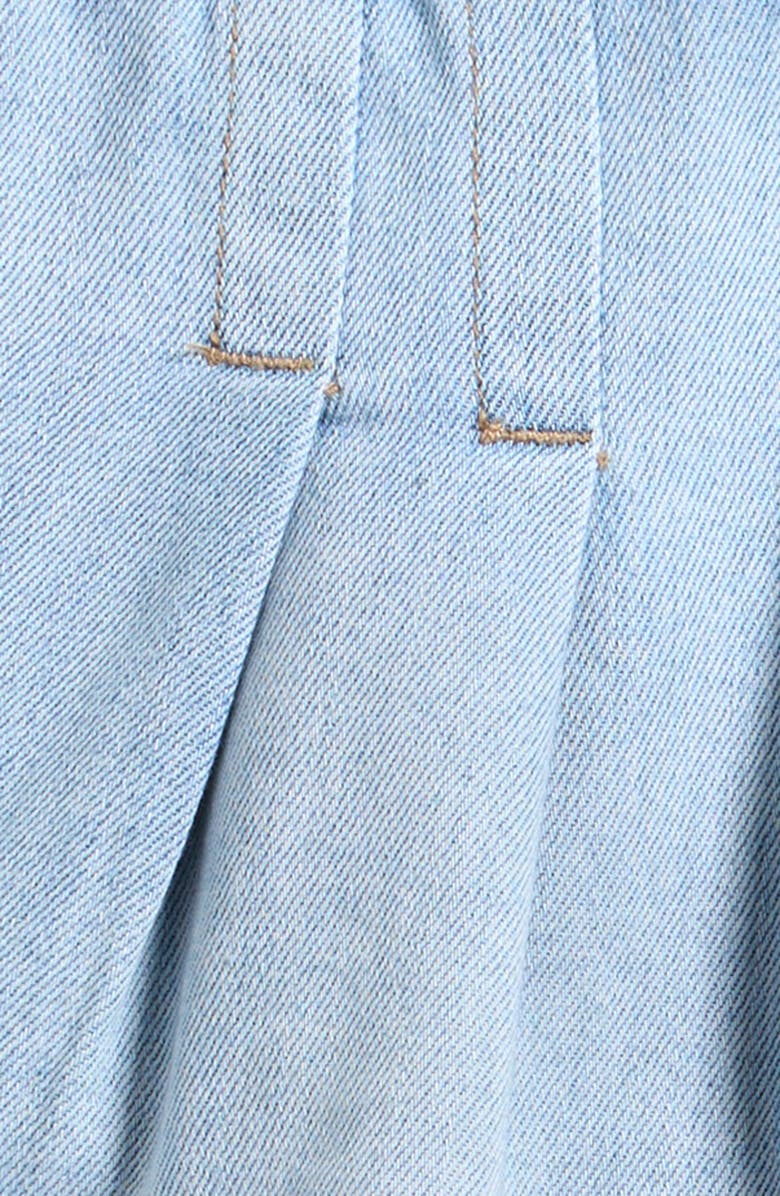 Tractr Kids' Braid Waist Distressed Shorts, Alternate, color, Indigo