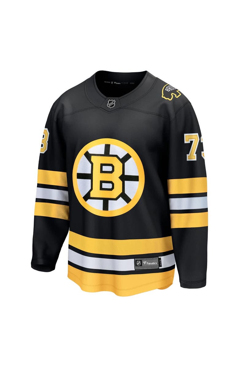 FANATICS Men's Fanatics Charlie McAvoy Black Boston Bruins Home Breakaway Player Jersey, Alternate, color, Black