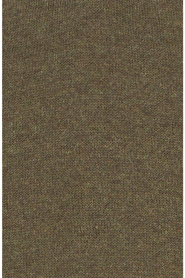 Avoch Mock Neck Cotton Half Zip Sweater, Alternate, color, OLIVE MARL