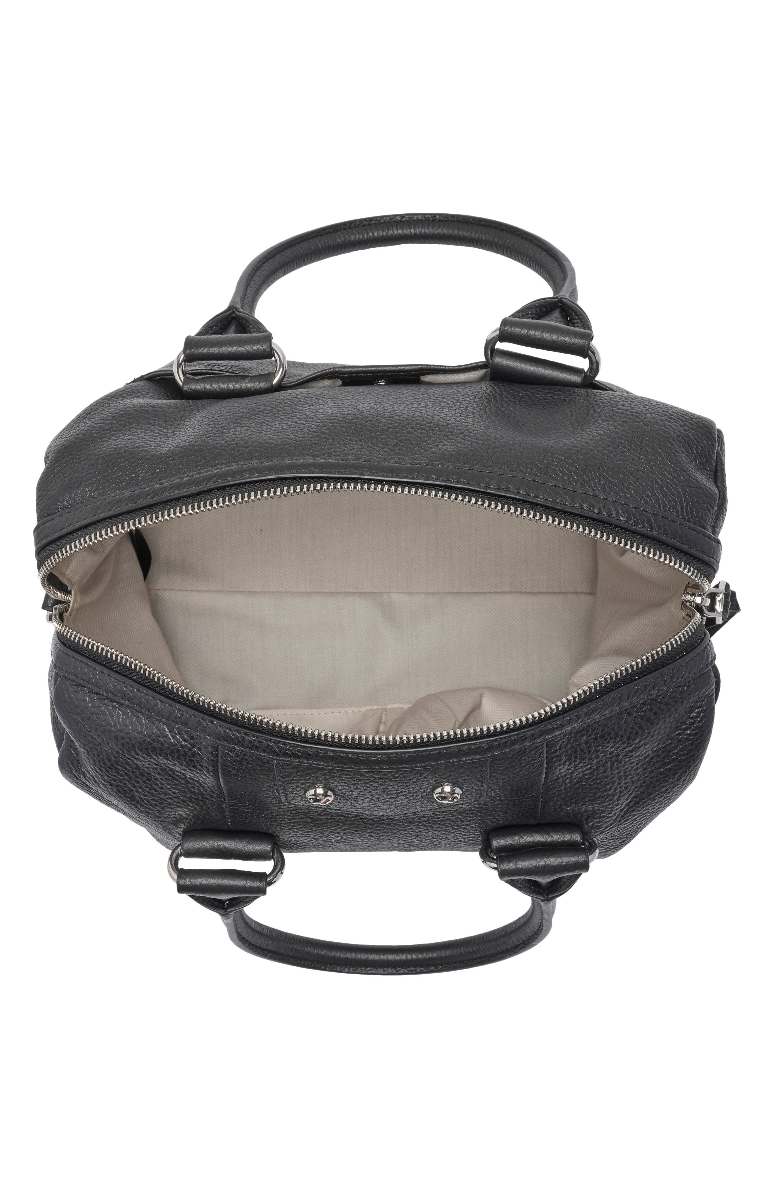 Hudson Barrel Bag, Alternate, color, BLACK