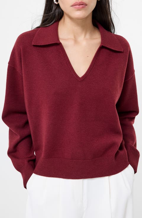 Sloane Johnny Collar Pullover