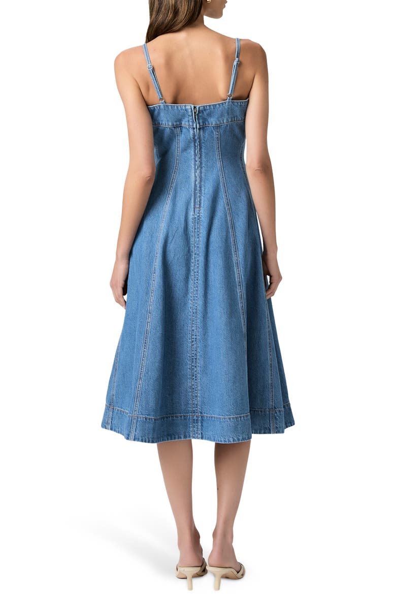 PAIGE Pippa Denim Midi Dress, Alternate, color,