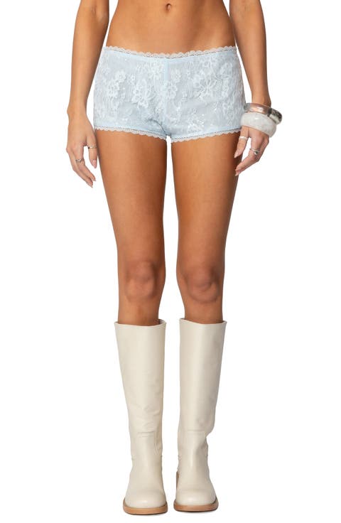 Sloaney Lace Micro Shorts
