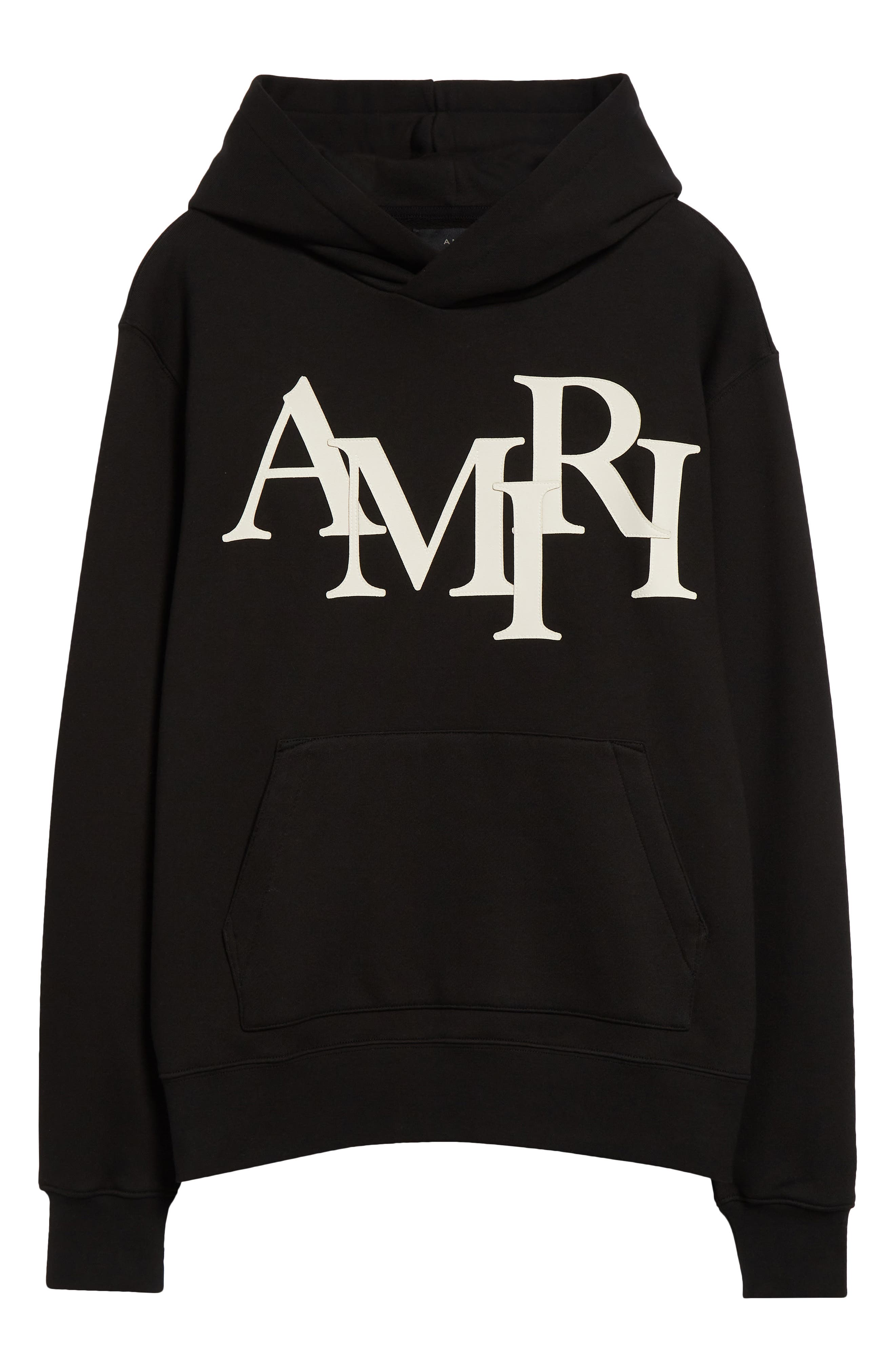 Oversize Staggered Logo Pullover Hoodie (Men) | Nordstrom
