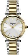 FERRAGAMO Idillio Two-Tone Bracelet Watch, 36mm