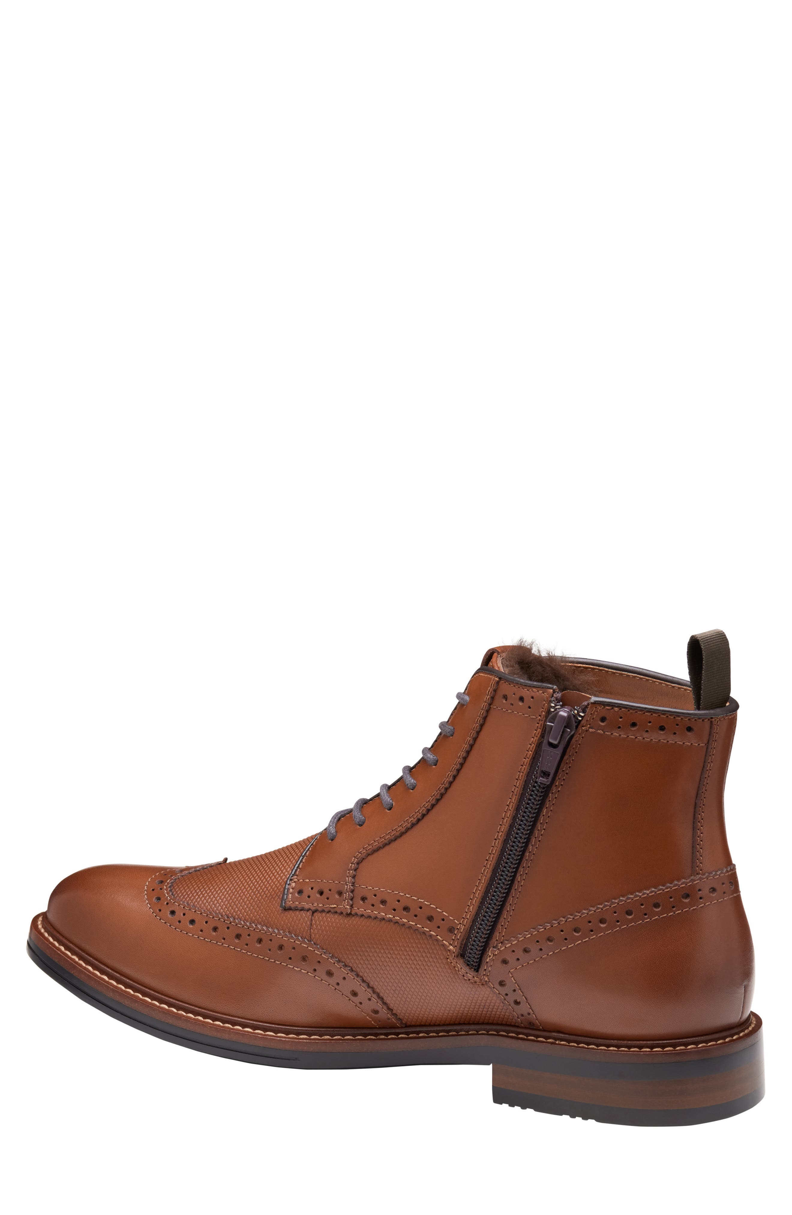 Durham Waterproof Cap Toe Boot, Alternate, color, COGNAC WPROOF FULL GRAIN