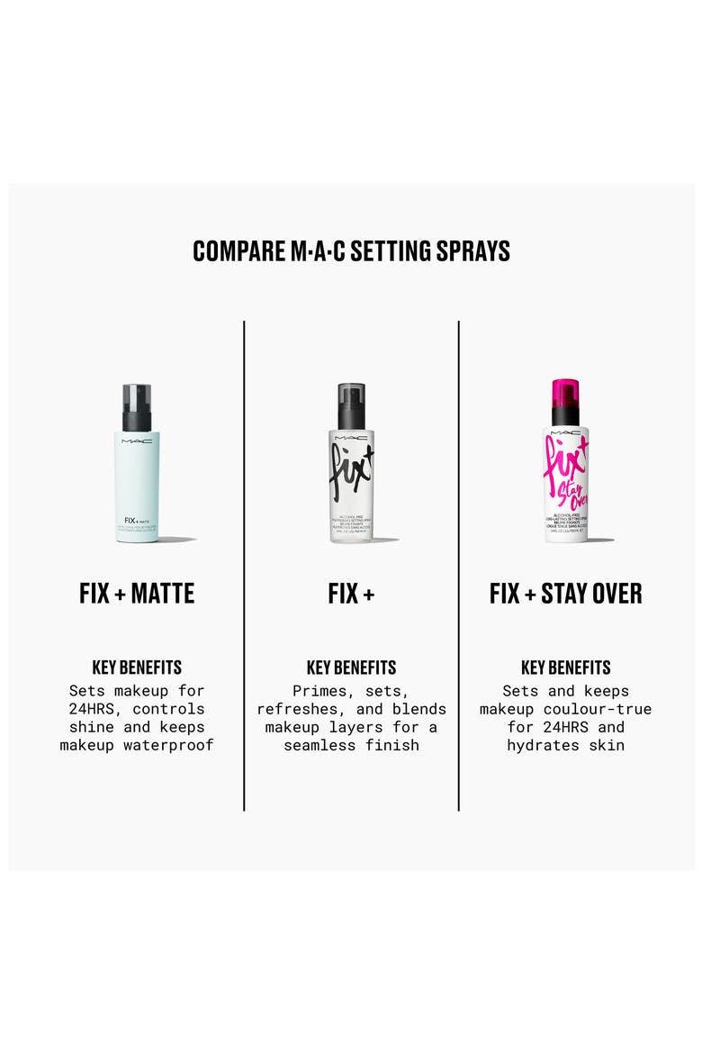 FIX+ Matte 24HR Alcohol-Free Setting Spray, Alternate, color, NONE
