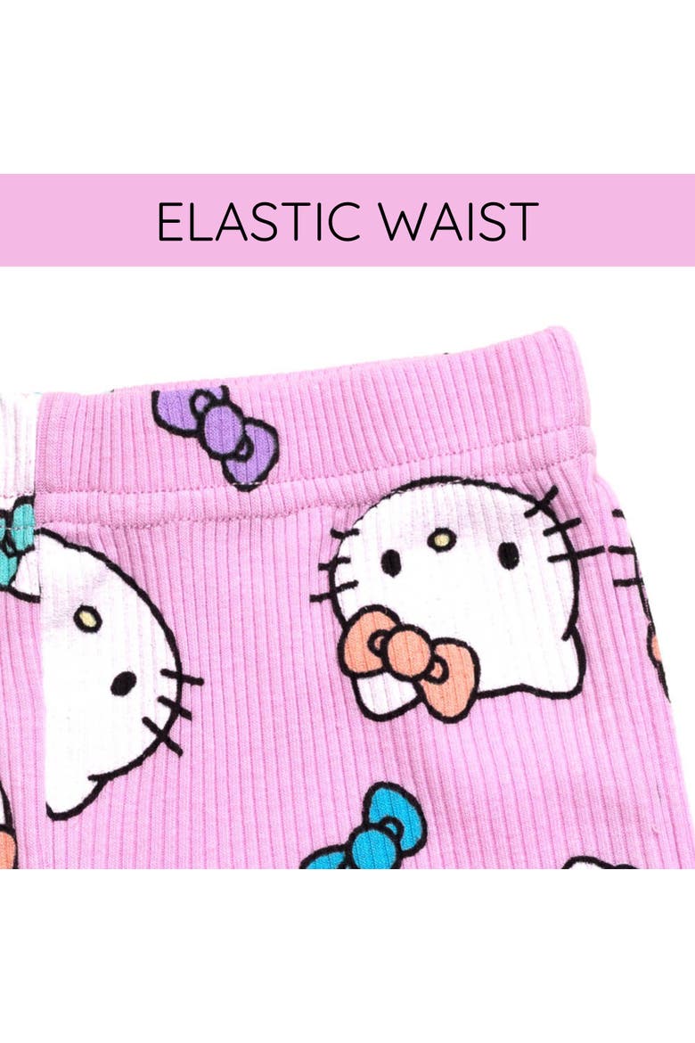 2-Piece T-Shirt and Bike Shorts Set, Alternate, color, Hello Kitty Pink