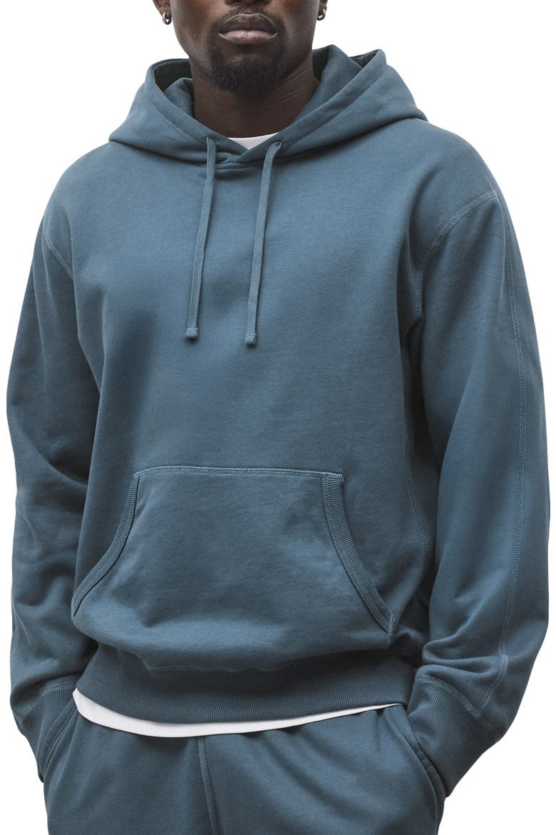 Midweight Terry Standard Hoodie, Main, color, BERMUDA
