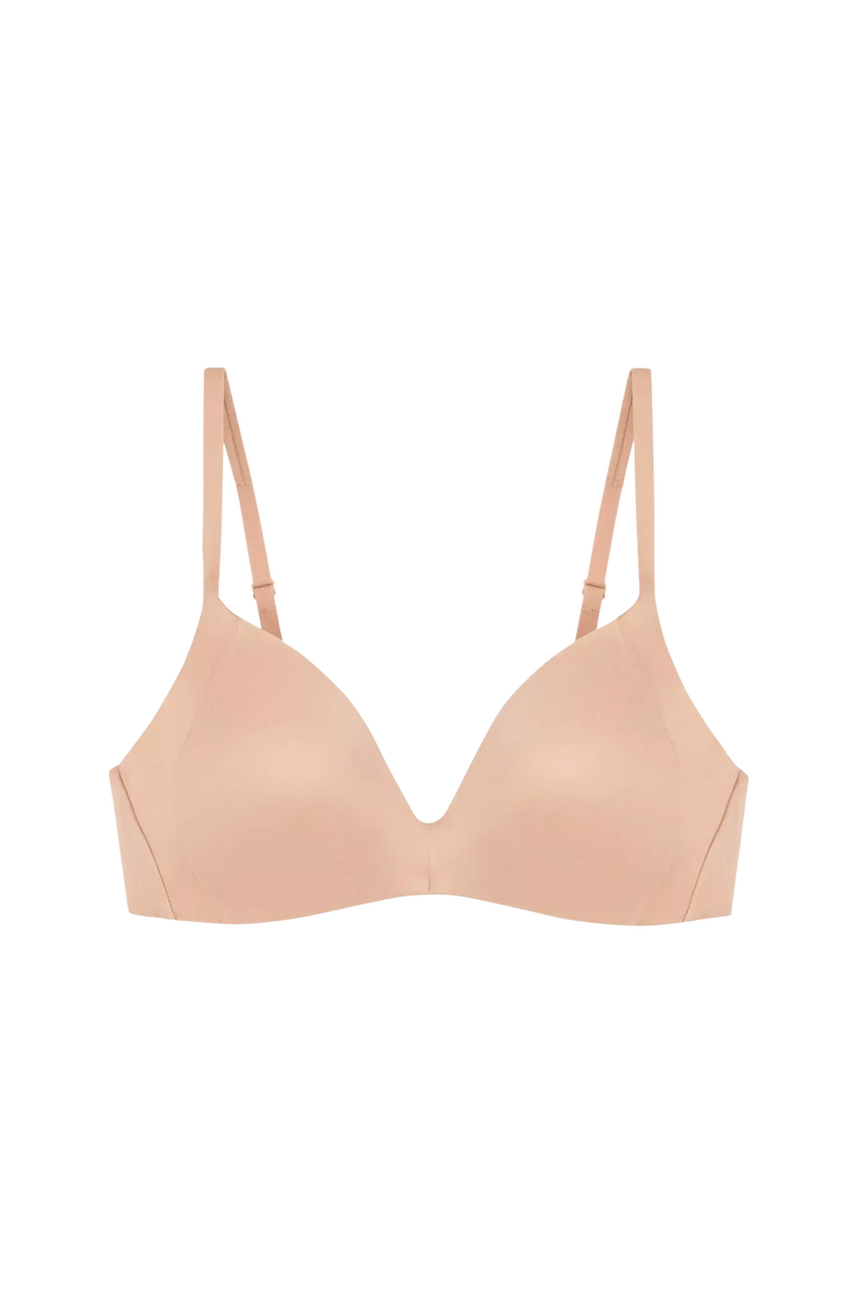 Body Make-Up Soft Touch Wireless T-shirt Bra, Alternate, color, Neutral Beige