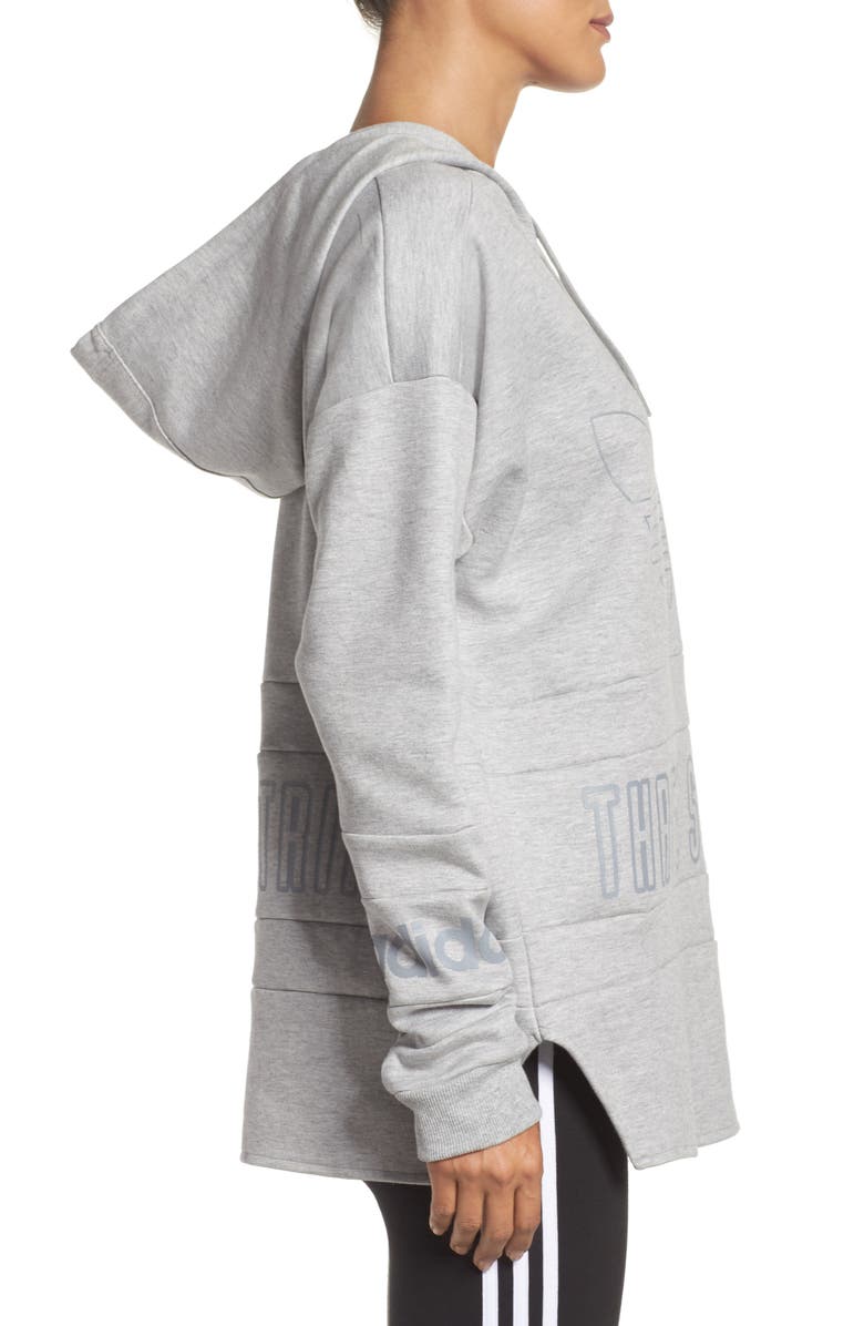 adidas Originals 3-Stripes Pullover Hoodie, Alternate, color, 