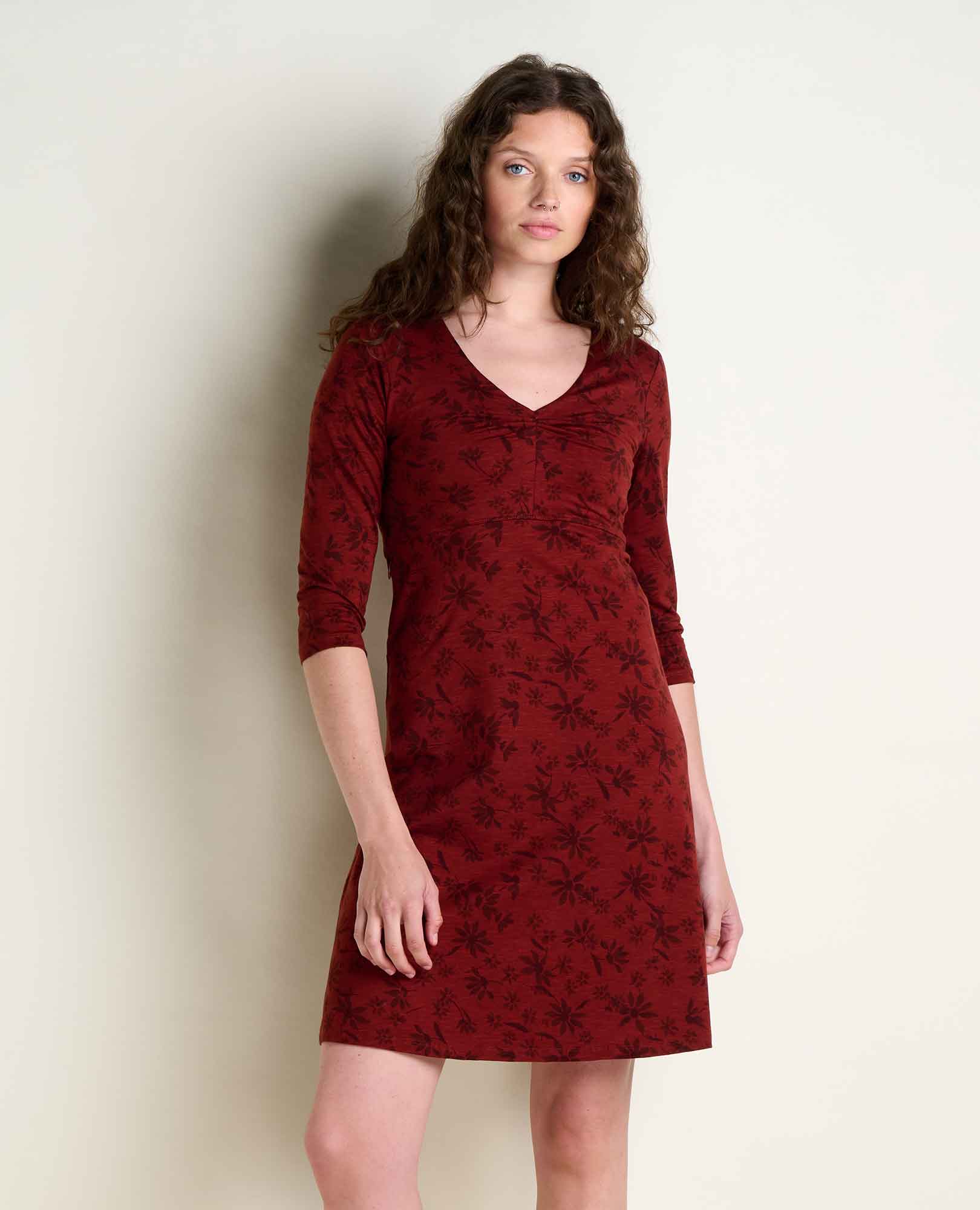 Burgundy Print