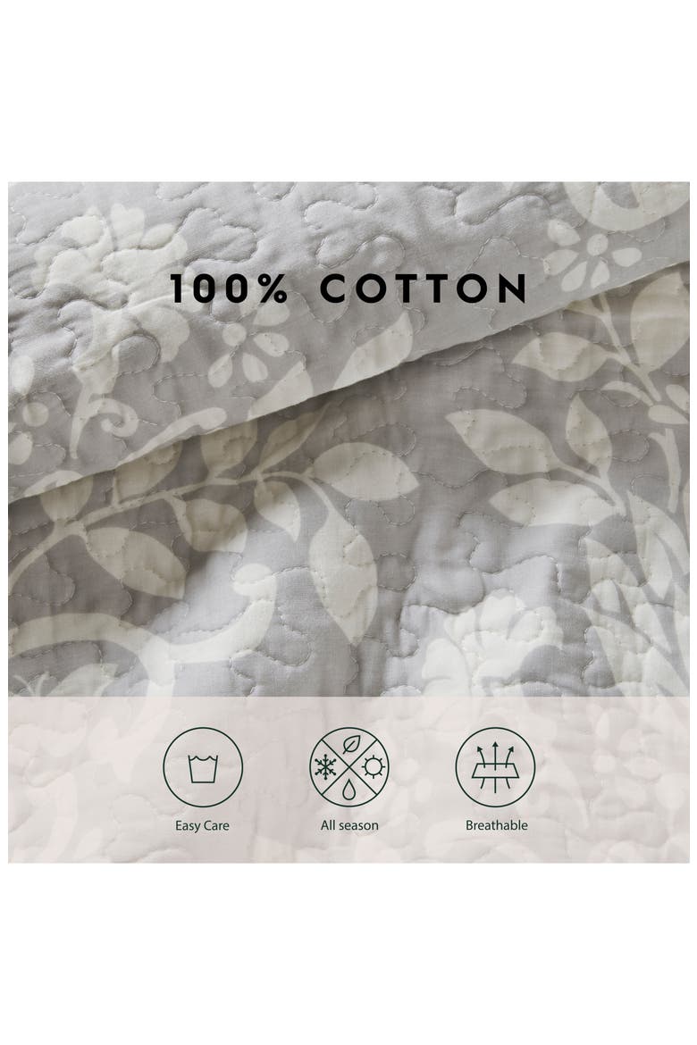 Rowland Twin Quilt & Sham Set, Alternate, color, DOVE GREY