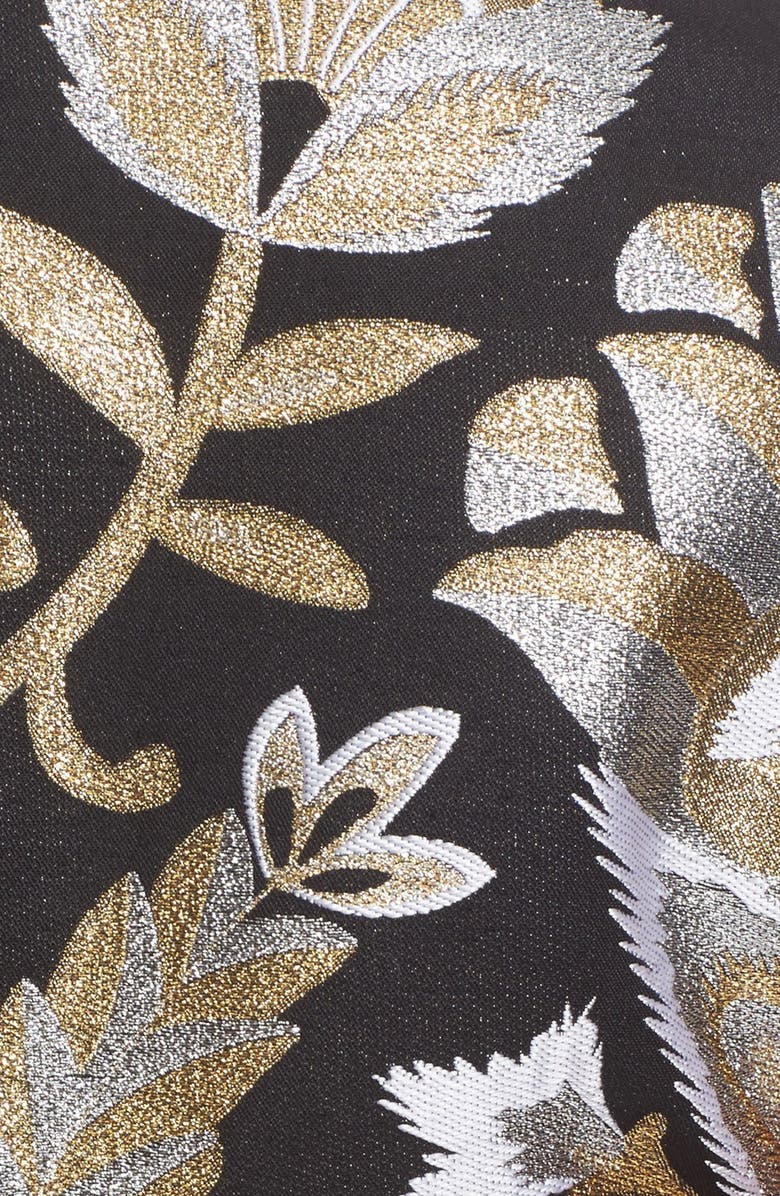 Ted Baker London Imoen Opulent Orient Jacquard Fit & Flare Dress, Alternate, color, 