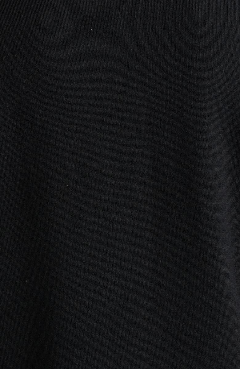 KOBI HALPERIN Naomi Mixed Media Cardigan, Alternate, color, Black