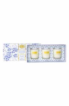 Crisp Linen Mini Candle Set