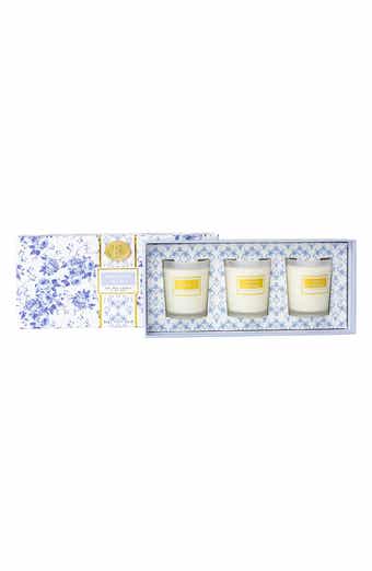 Crisp Linen Mini Candle Set