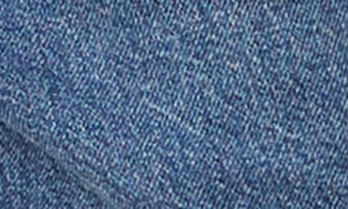 Shop Cotton On Relaxed Denim Carpenter Shorts In Lunar Blue/brown