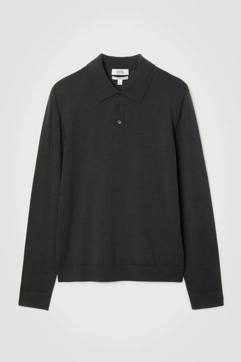 Slim Merino Wool Polo Shirt