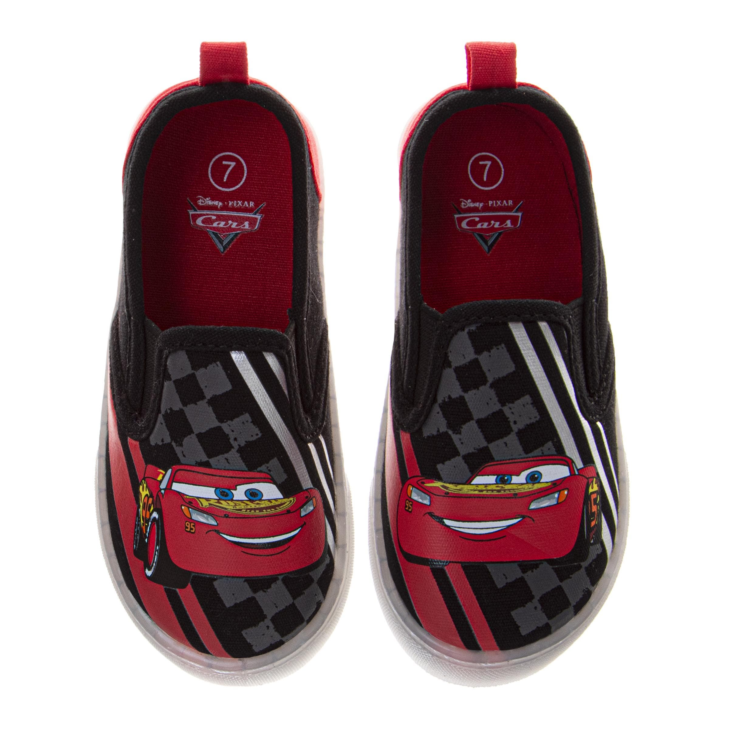 Disney Cars Canvas Sneakers, Alternate, color, Black Red