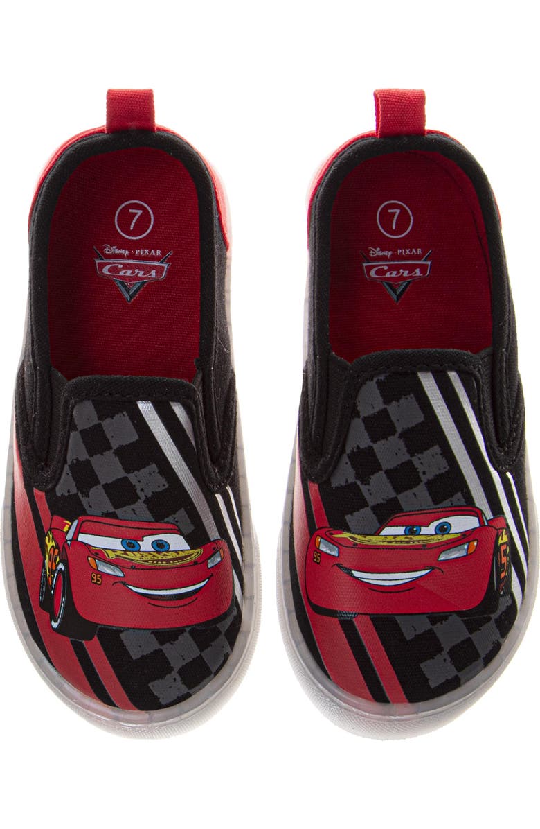Disney Cars Canvas Sneakers, Alternate, color, Black Red