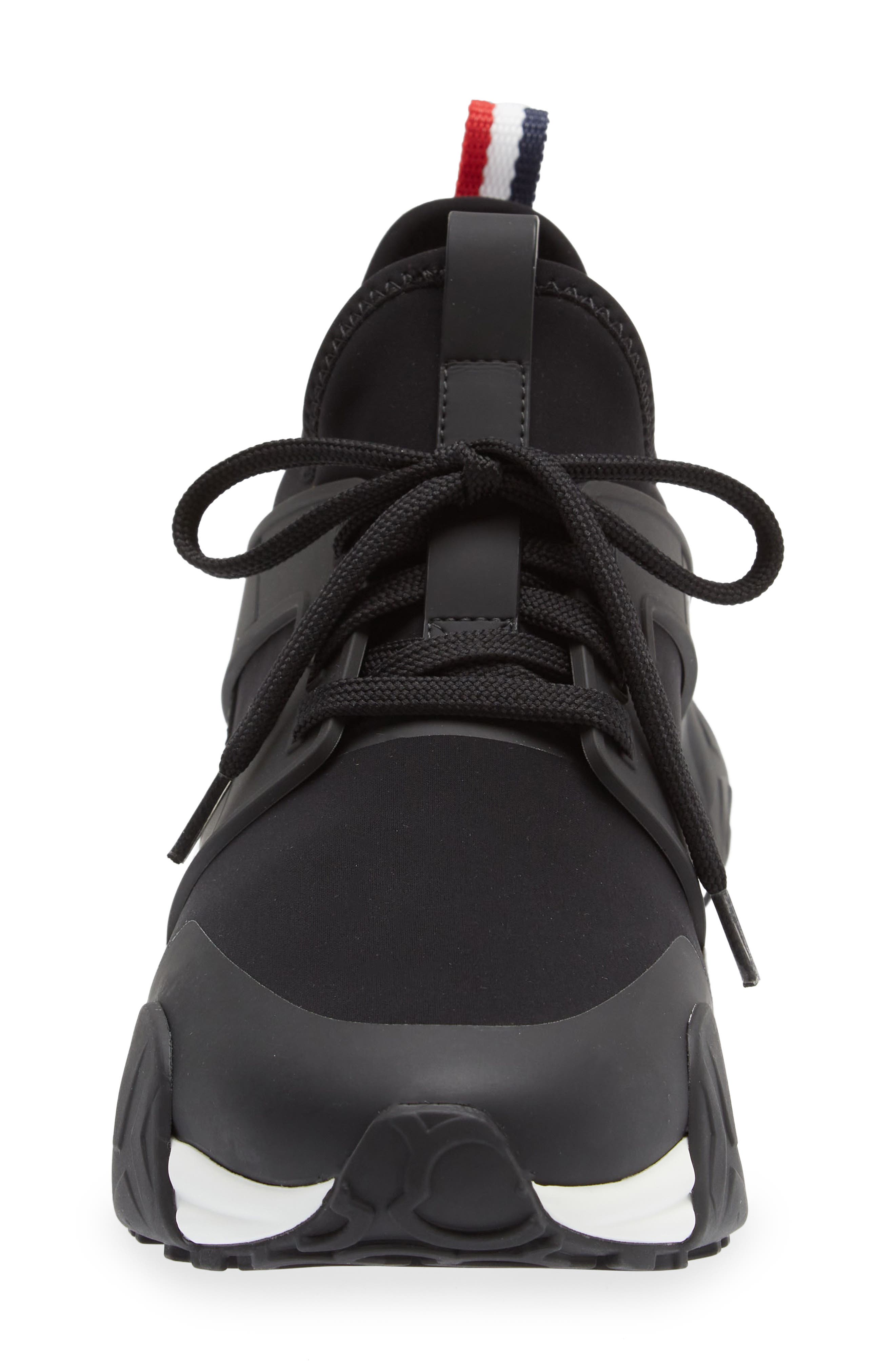 Moncler Lunarove Sneaker, Alternate, color, Black