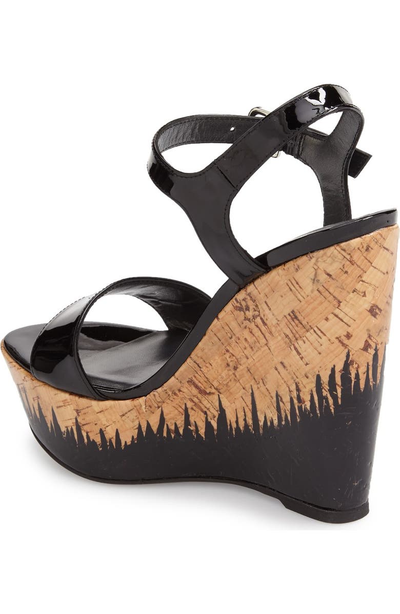 Stuart Weitzman 'Single Sky' Wedge Sandal, Alternate, color,