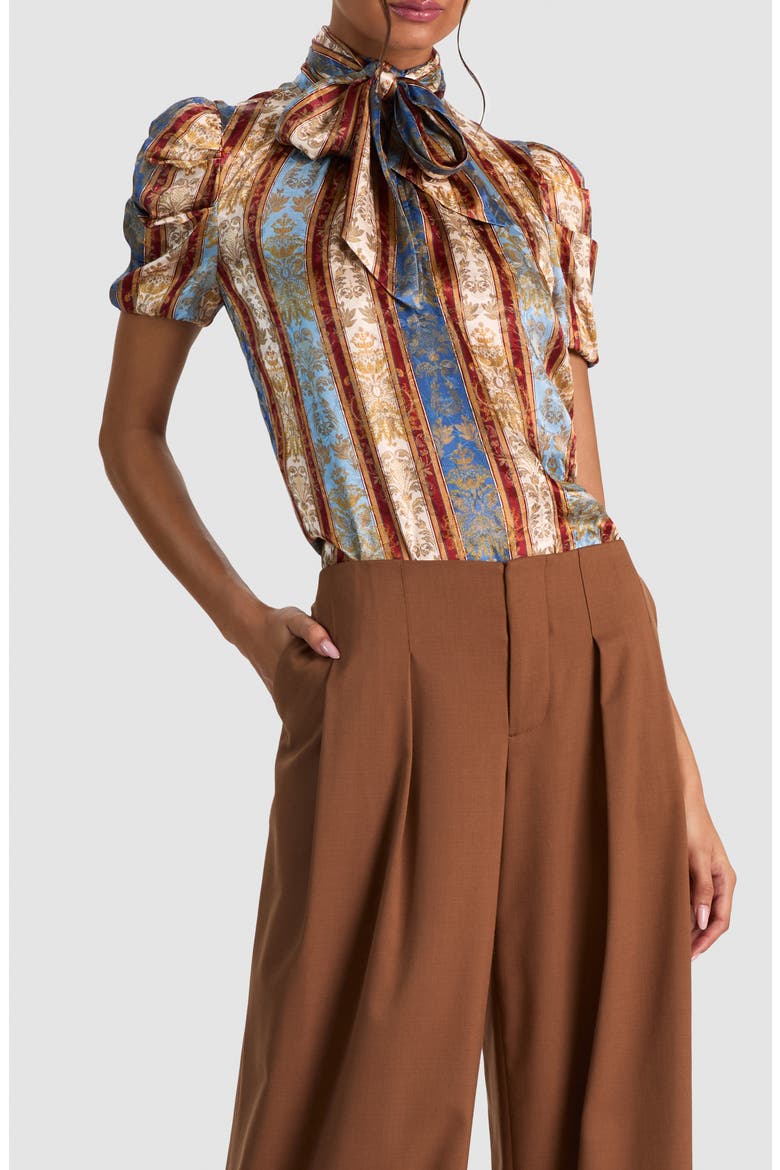 Brentley Tie Neck Top, Main, color, GRAND AFFAIR