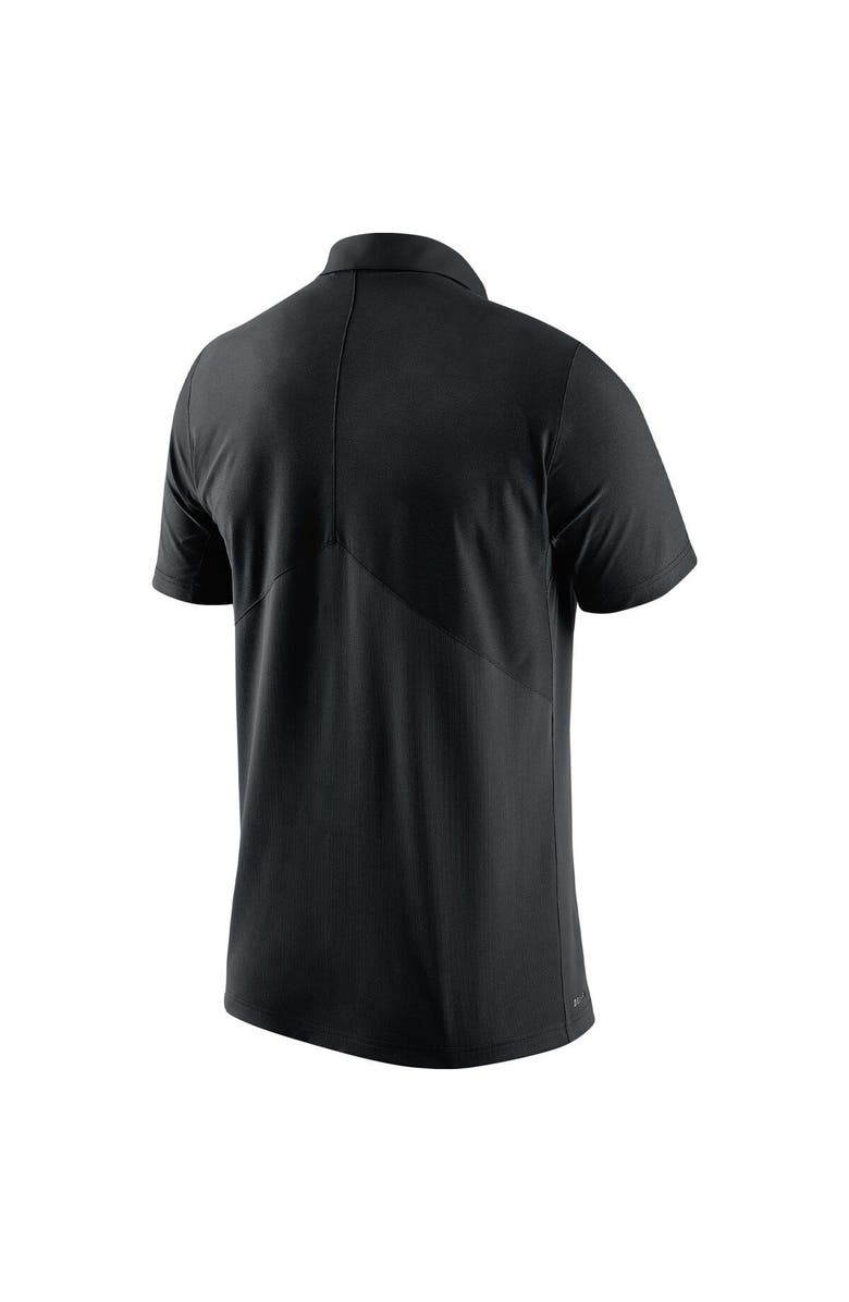 Nike Men's Nike Black Vanderbilt Commodores Coaches Performance Polo, Alternate, color, Black