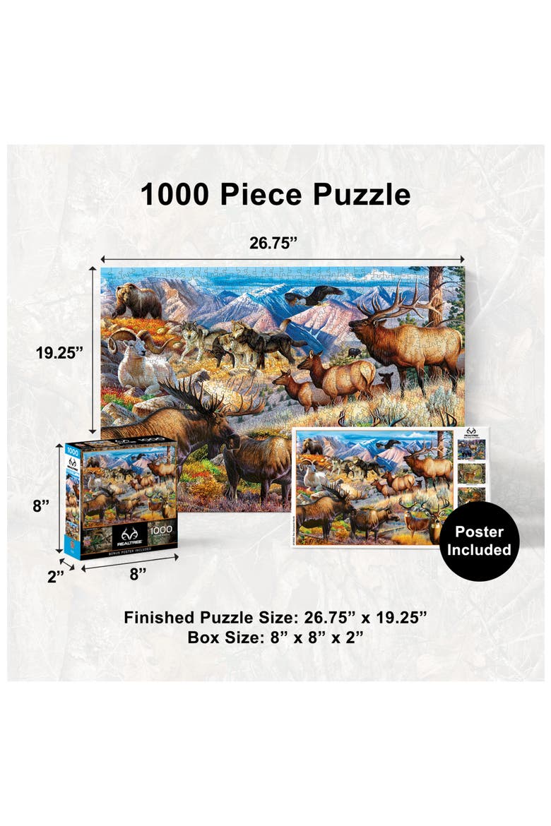 The Untamed North 1000 Piece Puzzle, Alternate, color, Multicolor