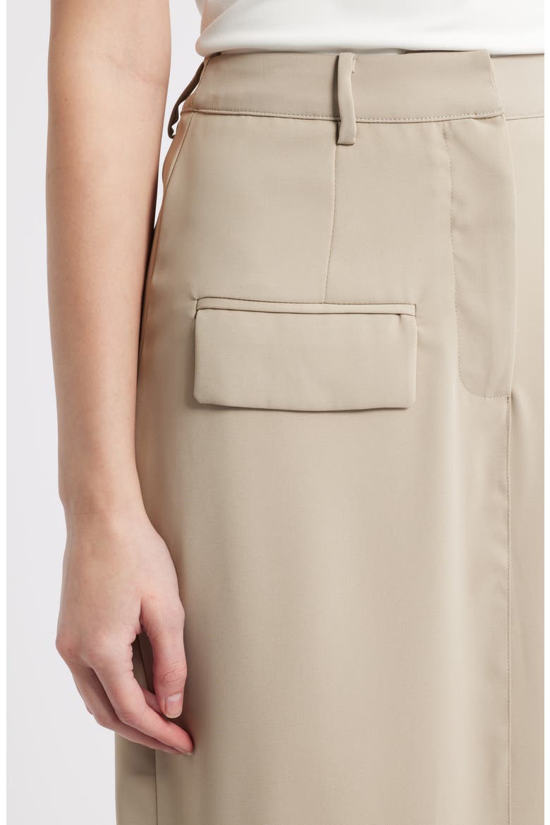 The Ultimate Muse Midi Trouser Skirt, Alternate, color, TAUPE