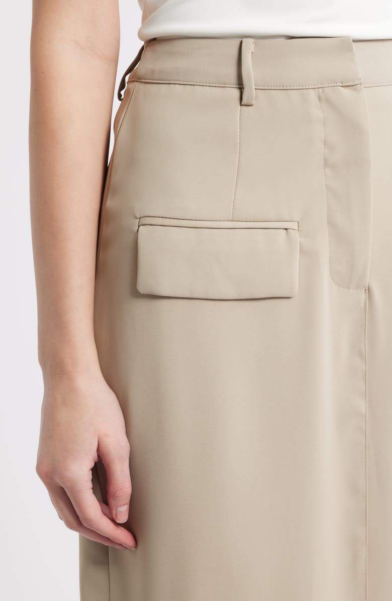 Odd Muse The Ultimate Muse Midi Trouser Skirt, Alternate, color, Taupe