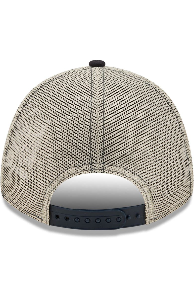 New Era Women's New Era Navy USWNT Retro State Trucker 9FORTY Snapback Hat, Alternate, color,