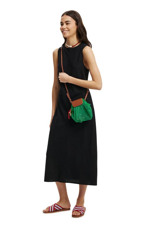 Cotton On Haven High Neck Mini Dress In Black
