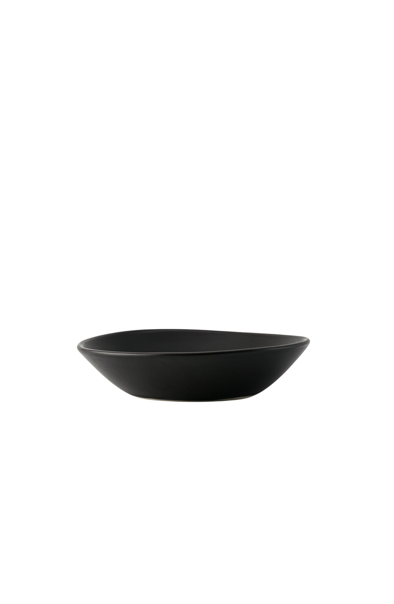 Haand Ripple Pasta Bowl, Main, color, Matte Black / Individual